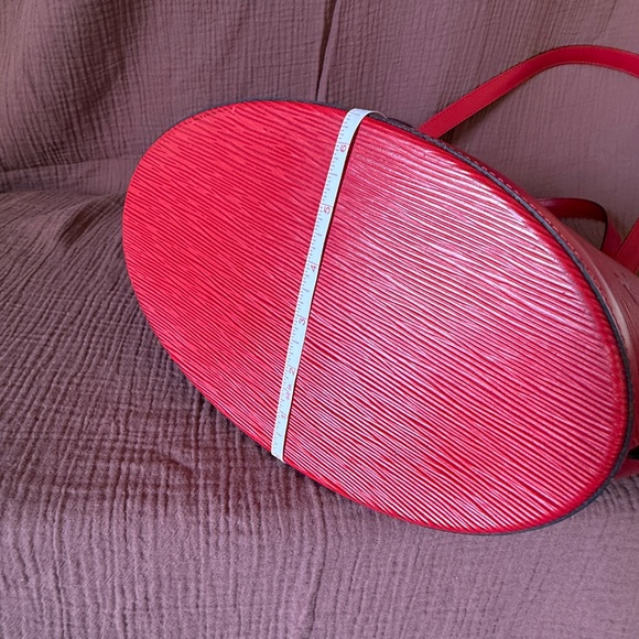 Louis Vuitton Saint Jacques GM bag & wallet in red EPI leather - Picture 7 of 16